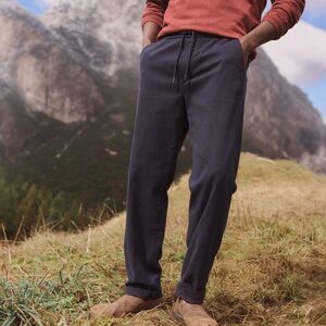 Marine Layer Saturday Relaxed Fit Twill Pant Navy